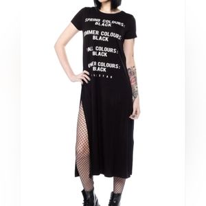 Killstar xl seasons split t shirt dress